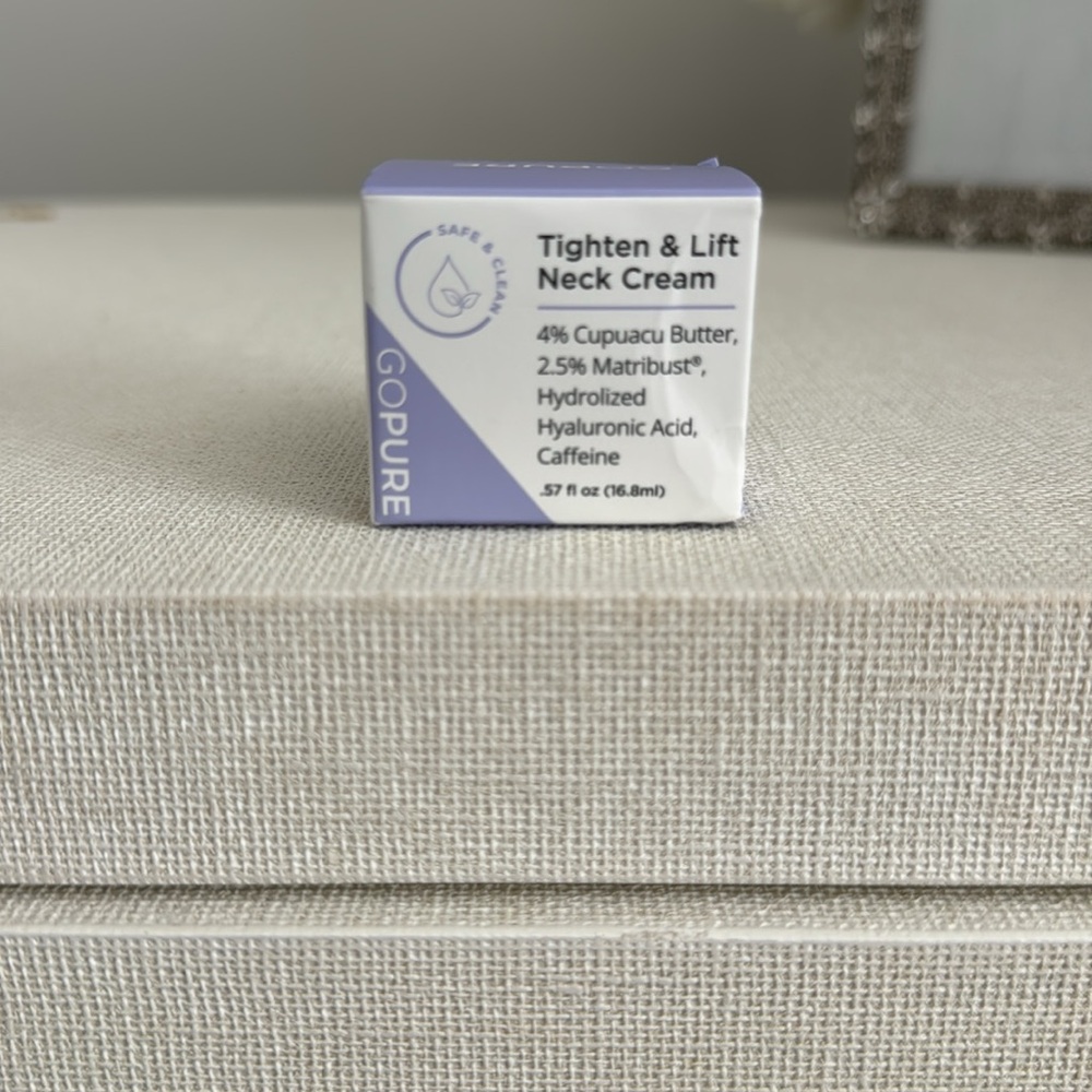 Brand New Set of 3 Go Pure - Tighten and Lift Neck Cream - Picture 12 of 12
